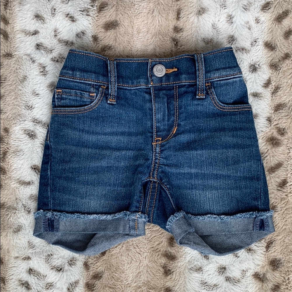 Old Navy Blue Cuffed Denim Shorts